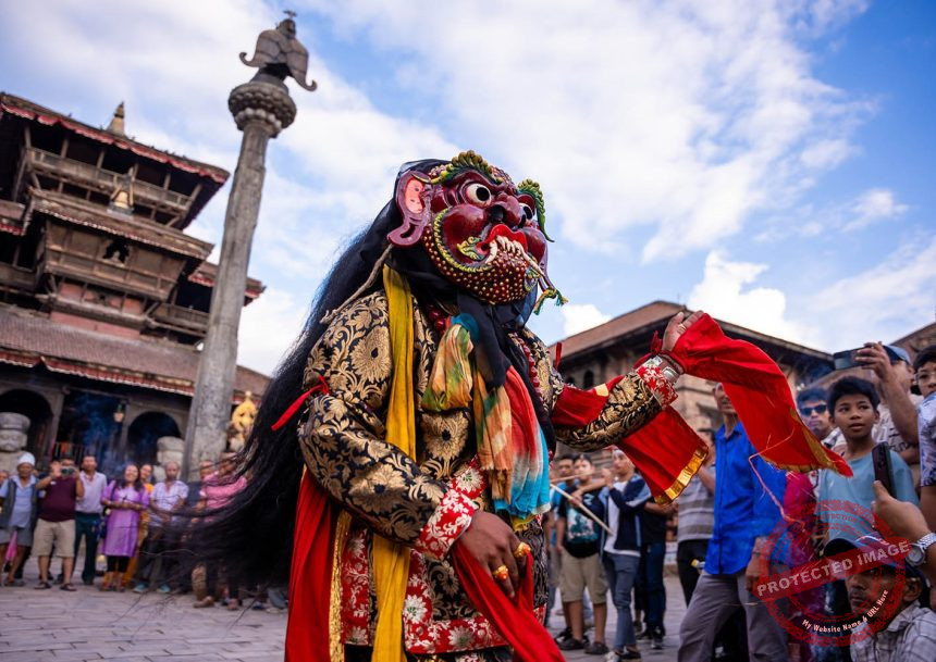 Bhaktapur Lakhey Khwapa Lakhe